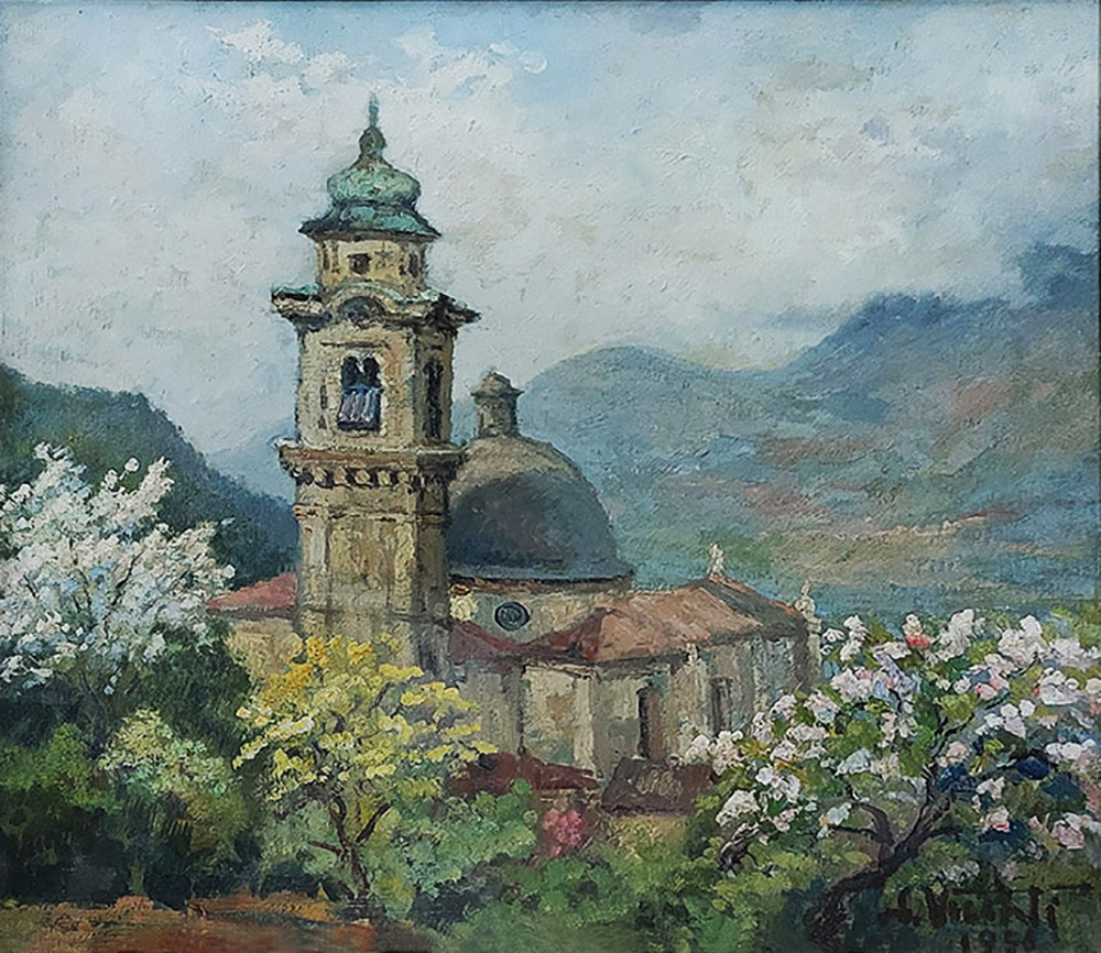 Luigi Vicentini (1901-1970) — Chiesa di S. Maria del Carmine a Rovereto | Aste Dolomia