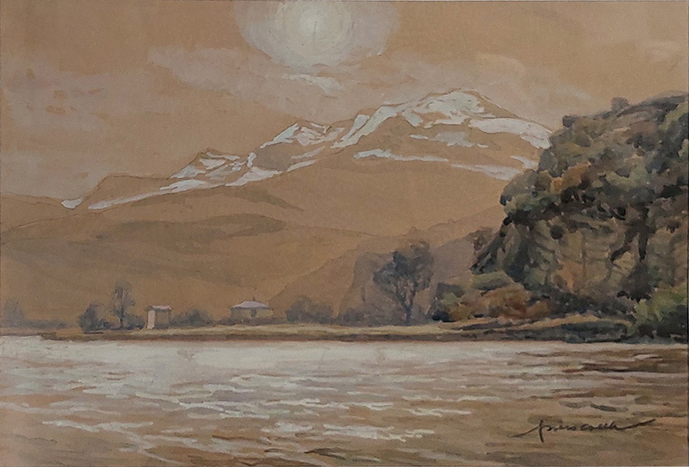 Piero Coelli (1893-1980) — La Vallagarina e l'Adige | Aste Dolomia