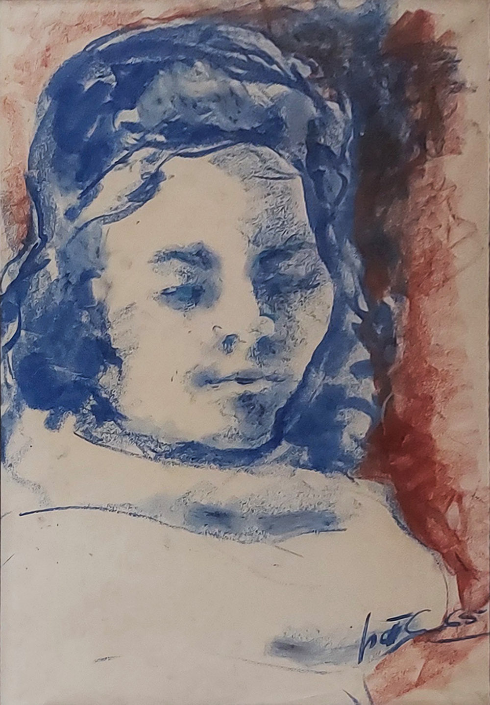 Cirillo Grott (1937-1990) — Ritratto | Aste Dolomia