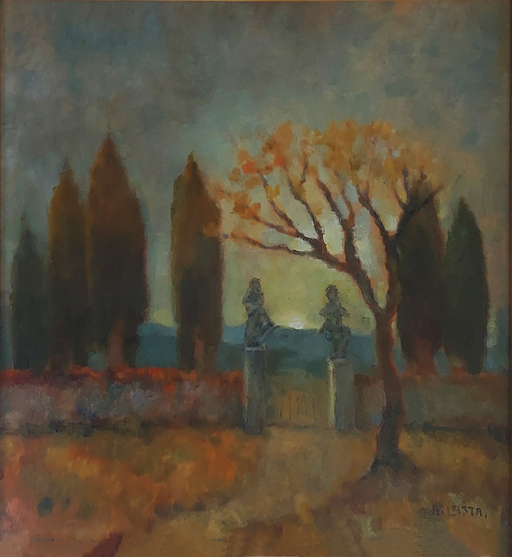 Attilio Lasta (1886-1975) — Autunno ad Acquaviva | Aste Dolomia