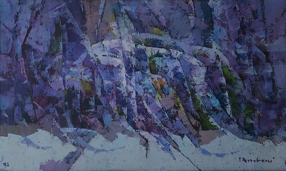 Elmo Ambrosi (1910-1992) — Alberi e neve | Aste Dolomia
