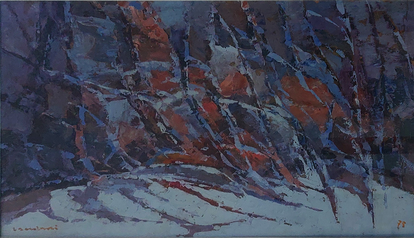 Elmo Ambrosi (1910-1992) — Bosco innevato | Aste Dolomia