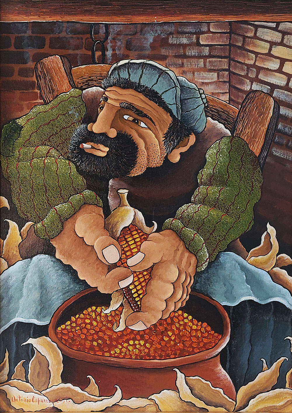 Antonio Capuzzo (1956) — Il granoturco | Aste Dolomia